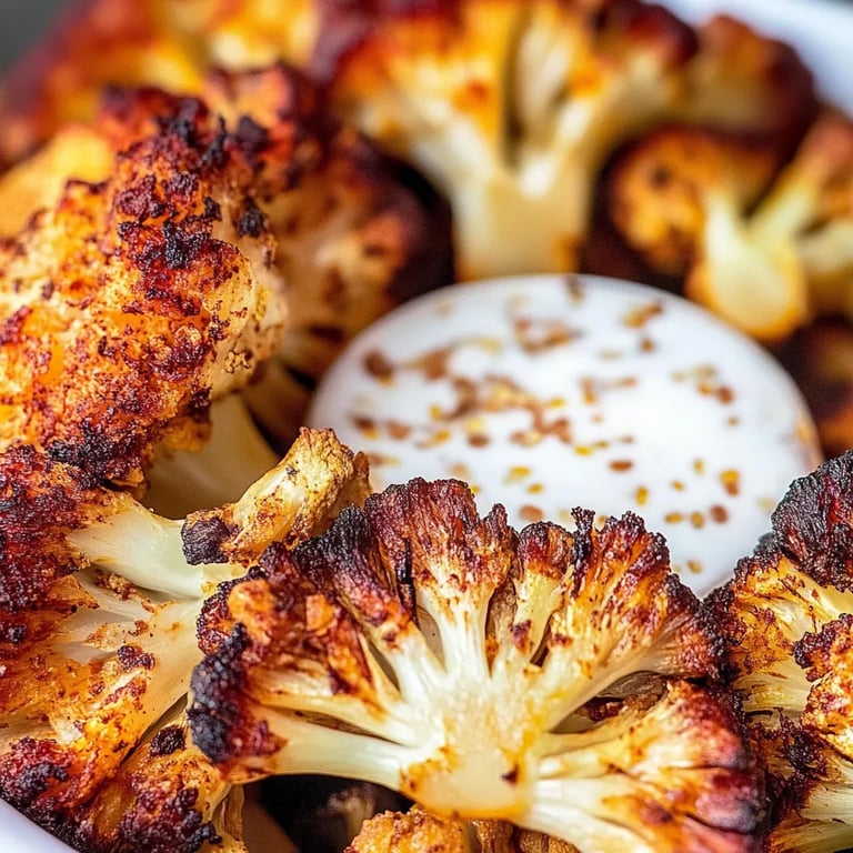 Blumenkohl aus der Heißluftfritteuse