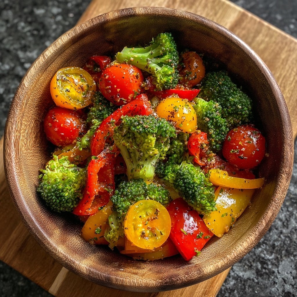 Kalorienarme Gemüse Bowl Mit Brokkoli