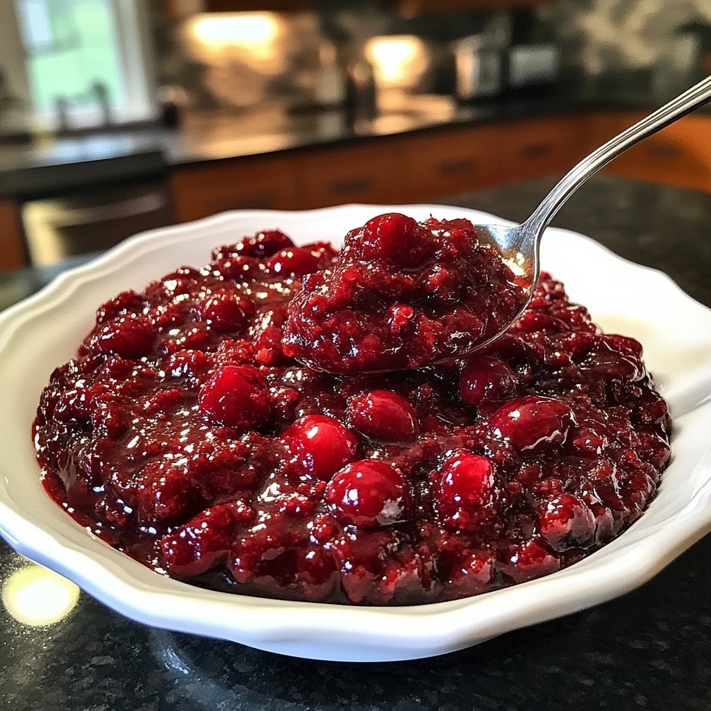 Rote Grütze mit Kirschen
