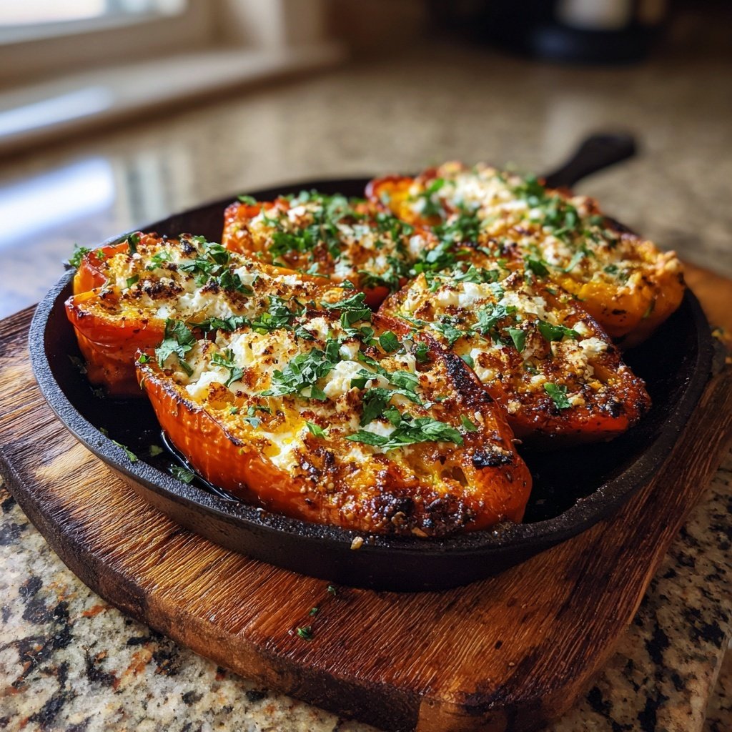 Ofen Paprika Mit Feta