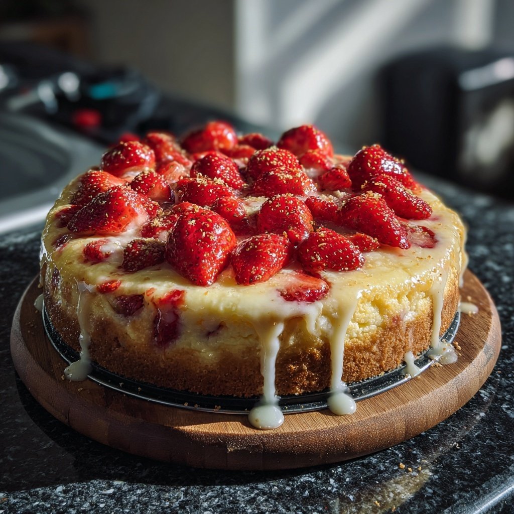 Erdbeer Joghurt Blechkuchen