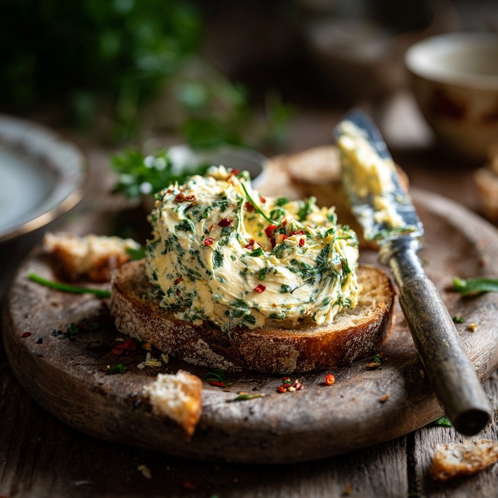 Chili-Kräuterbutter