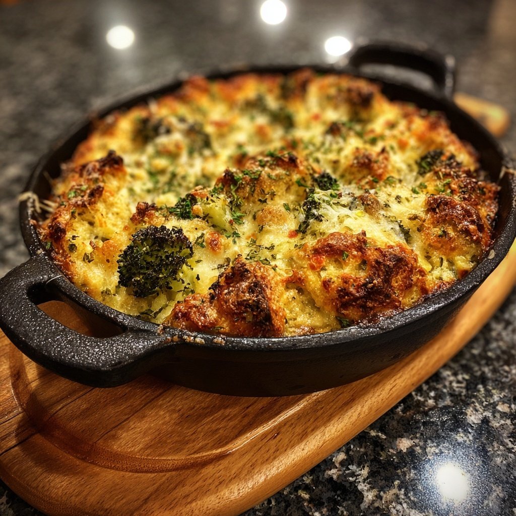 Brokkoli-Auflauf mit Käse