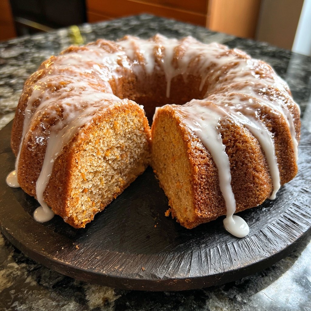 Karottenkuchen Mit Zimt Glasur