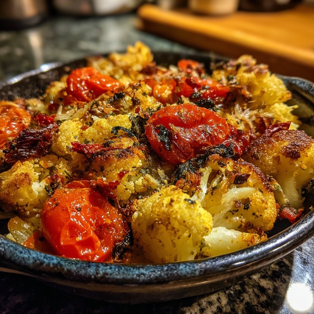 Blumenkohl Tomaten Pfanne