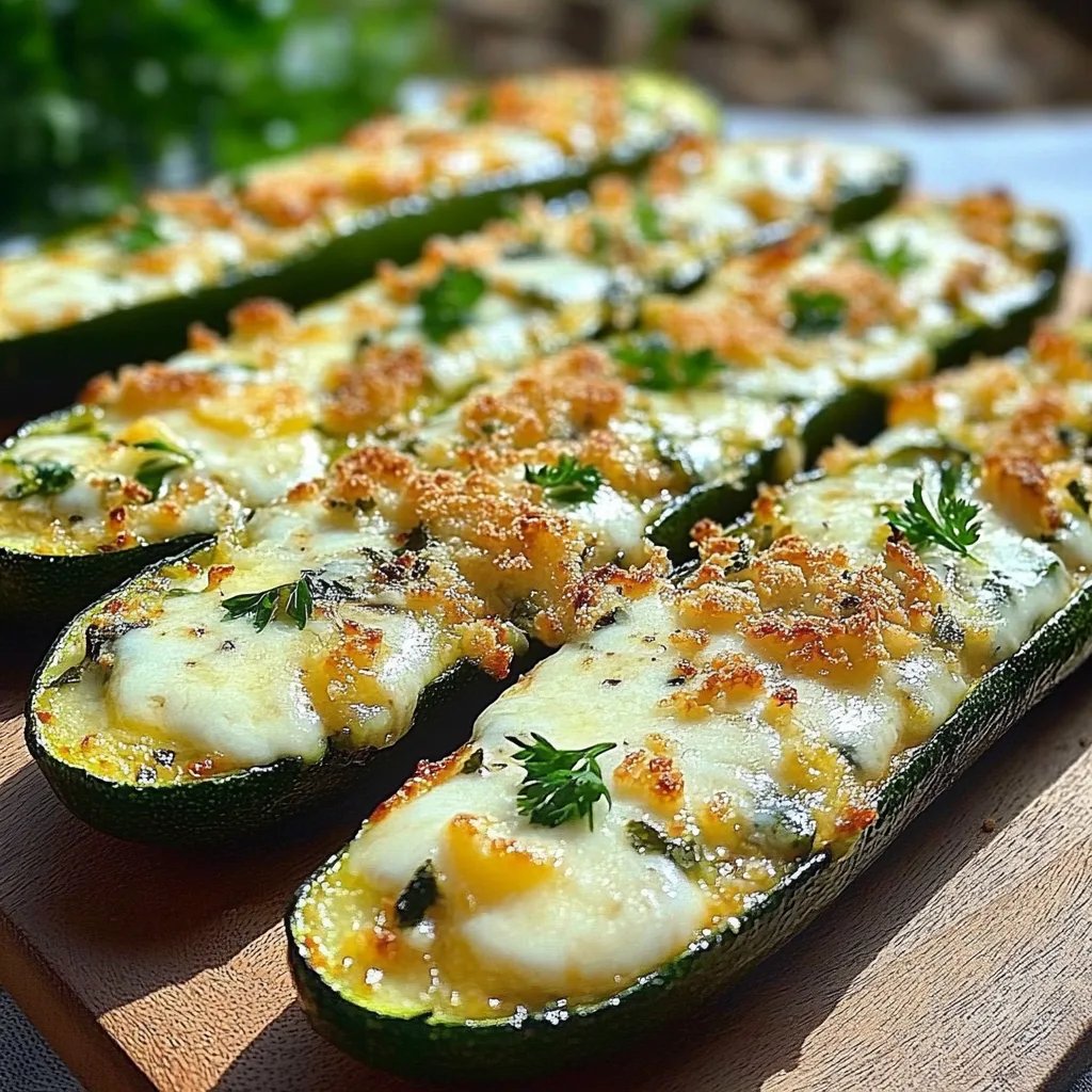 Käse-Zucchini-Steaks