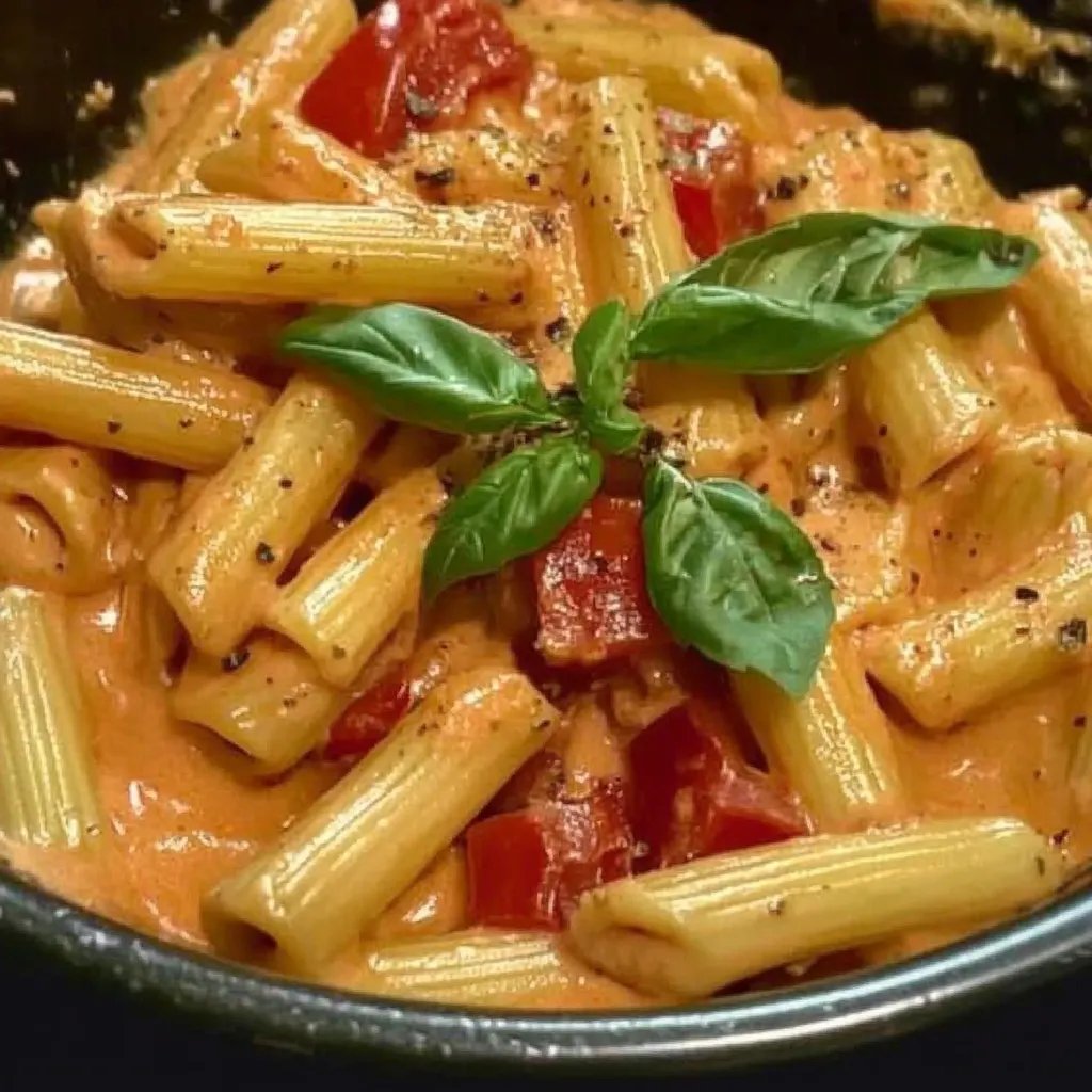 Tomatenpasta - cremiges 20 Minuten Abendessen!